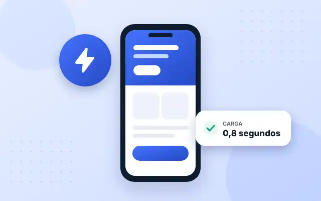 Página web que carga rápido en el móvil en menos de un segundo
