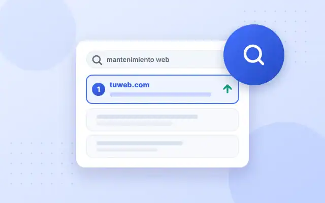 Página web en la primera posición de los resultados de búsqueda