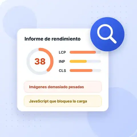 Medición de la velocidad de una página web: informe de rendimiento y Core Web Vitals